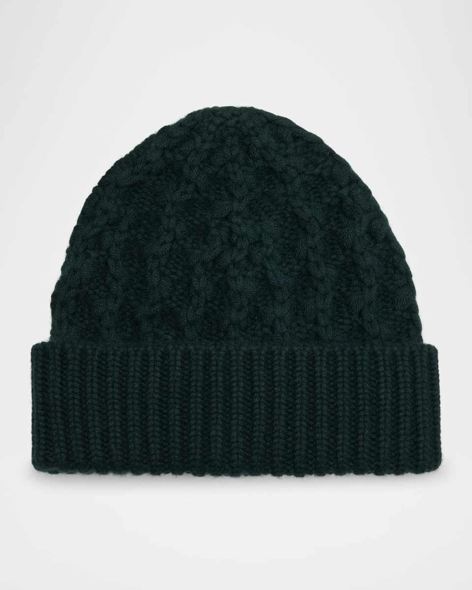 Valle Cable Knit Cashmere Bean